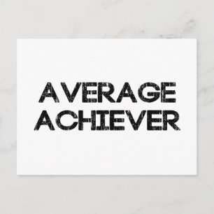 Genomsnittlig Achiever Vykort
