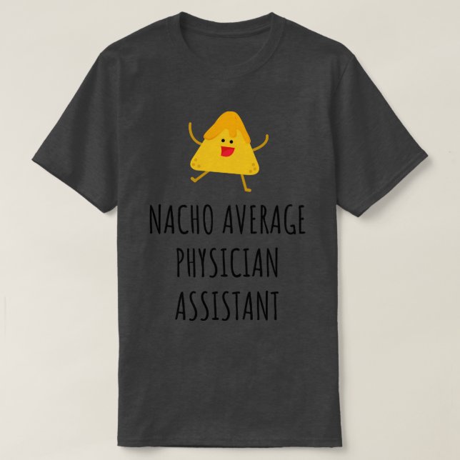 Genomsnittlig fyllning för läkarassistent t shirt (Design framsida)