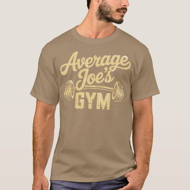 Genomsnittlig Joe's Gym T Shirt (Framsida)