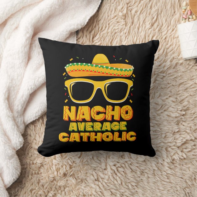 Genomsnittlig katolsk kyrka inte Nacho Cinco De Ma Kudde (Filt)