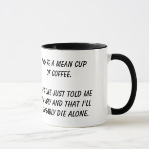 "Genomsnittlig kopp av kaffe" mugg