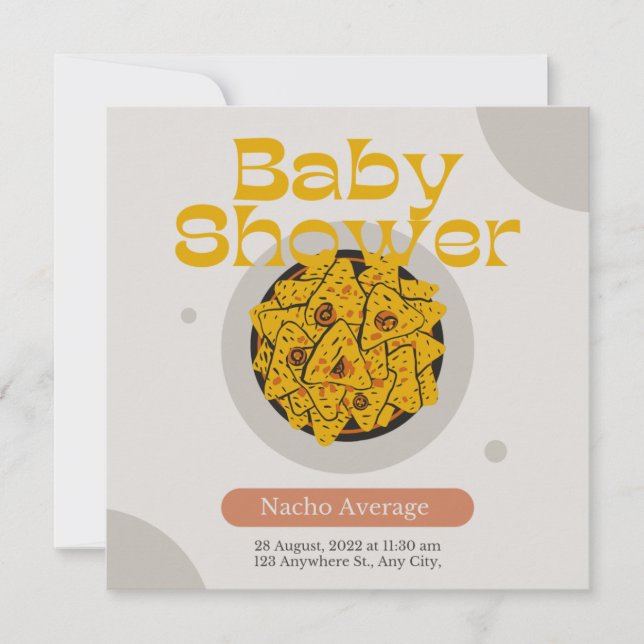 Genomsnittlig Möhippa för marin blå marin marin ma Inbjudningar (Framsida)