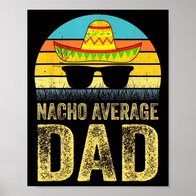 Genomsnittlig Pappa mexikansk pappa Cinco De Mayo  Poster (Framsidan)