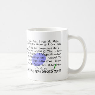 Genomsnittlig respiratorisk student kaffemugg