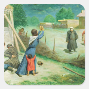 Genomsnittlig samling, 1891 fyrkantigt klistermärke