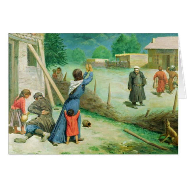 Genomsnittlig samling, 1891 hälsningskort (Framsidan Horizontal)