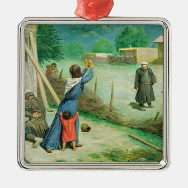 Genomsnittlig samling, 1891 julgransprydnad metall (Framsidan)