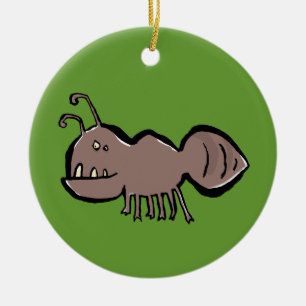 genomsnittlig termite julgransprydnad keramik
