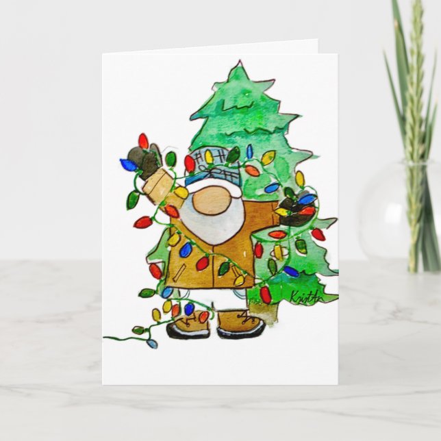 Genomsnittlig Trasslig Gnome Kort (Framsida)