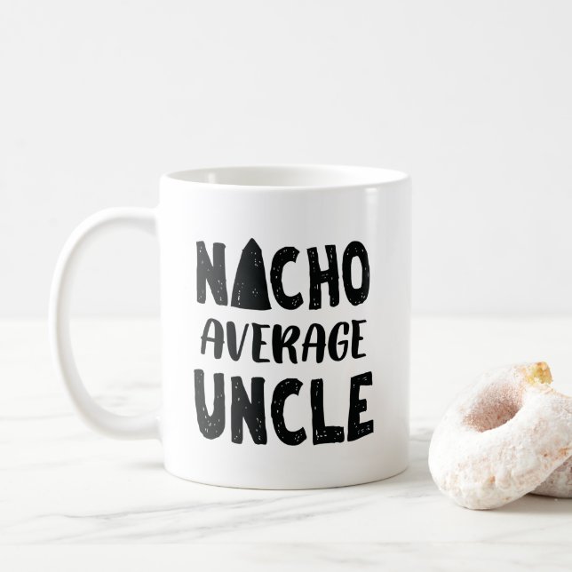 Genomsnittlig Uncle Mexikan Mat Rolig för Nacho Kaffemugg (Med munk)