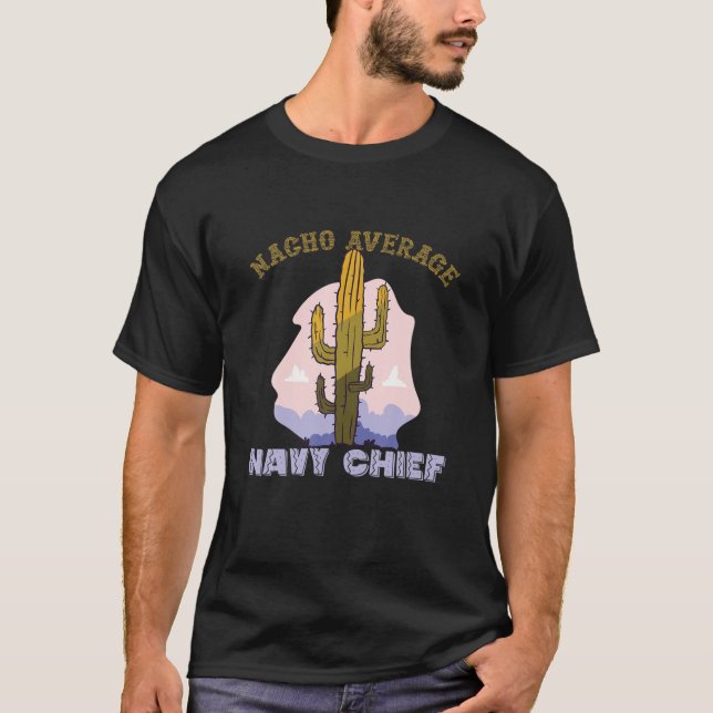 Genomsnittligt Nacho för marinchef T Shirt (Framsida)