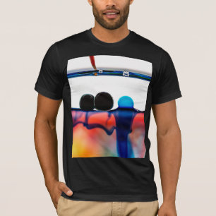 genomträngande färg t shirt