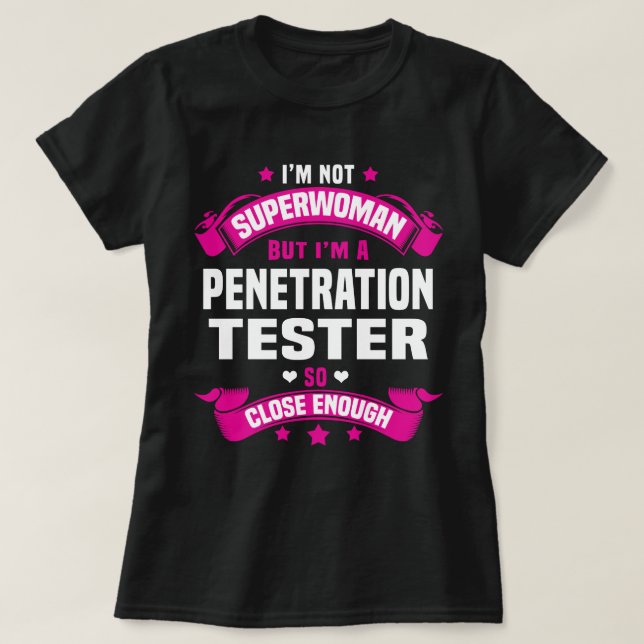 Genomträngningstester T Shirt (Design framsida)