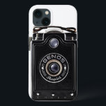 Genos Rapid Vintage Camera<br><div class="desc">Njut av det här mobila höljet i Genos Rapid som behållor nostaliga i vintagens kamera levande. Vi presenterar VintageCamCovers, perfektens tillbehör till den nostalgiska fotografen! Våra mobila höljen är designade för dem som kärlekar kameror i vintage och uppskattar den föredömliga och hantverksmässiga karaktären hos ikoniska filmkameror. Varje hölje är tryckt...</div>