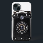 Genos Rapid Vintage Camera<br><div class="desc">Njut av det här mobila höljet i Genos Rapid som behållor nostaliga i vintagens kamera levande. Vi presenterar VintageCamCovers, perfektens tillbehör till den nostalgiska fotografen! Våra mobila höljen är designade för dem som kärlekar kameror i vintage och uppskattar den föredömliga och hantverksmässiga karaktären hos ikoniska filmkameror. Varje hölje är tryckt...</div>