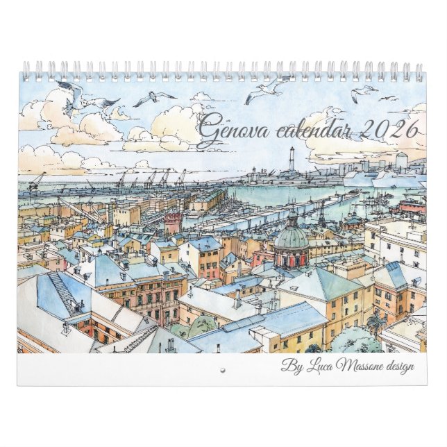 Genova Calendar 2026 Kalender (Omslag)
