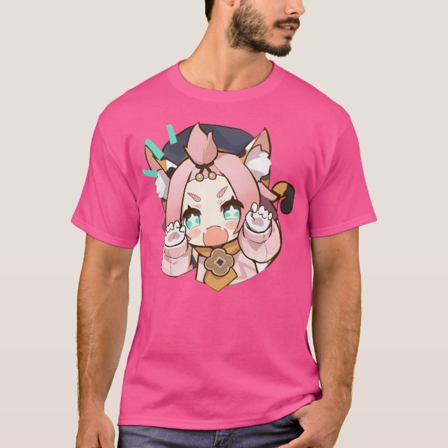 Genshin Impact Chibi Childe T Shirt (Framsida)