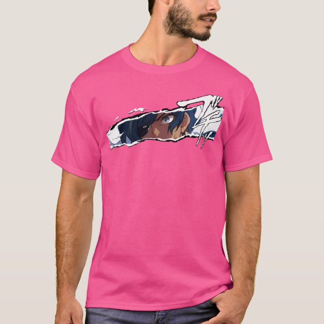 Genshin Impact Kaeya cut-in T Shirt (Framsida)