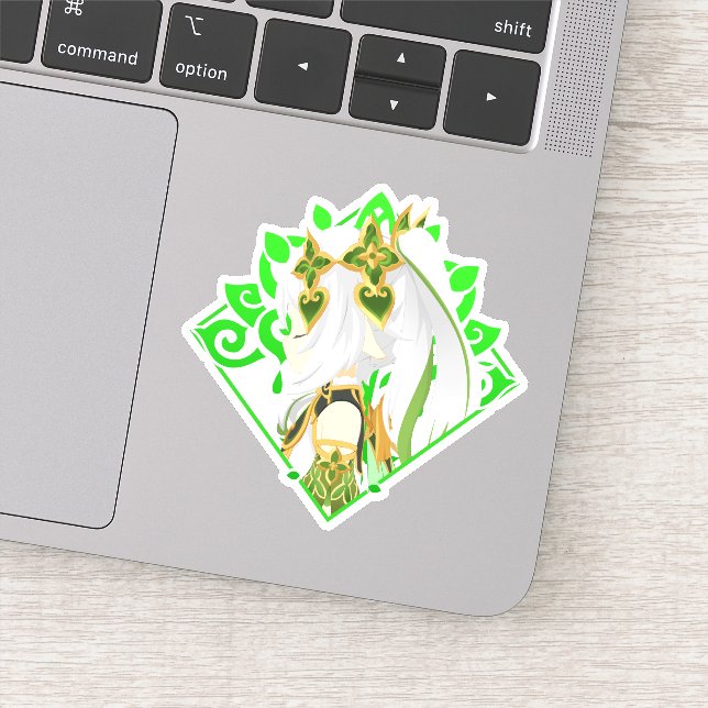 Genshin Impact Nahida Klistermärken (Detalj)