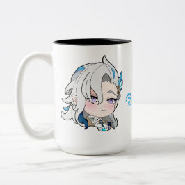 GENSHIN IMPACT NEUVILLETTE Chibi Två-Tonad Mugg