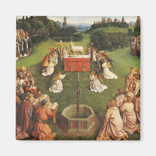 Gent Altarbit av Van Eyck Brothers Magnet