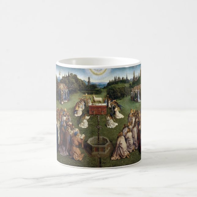 Gent Altarbit (detalj), Van Eyck Brothers Kaffemugg (Center)