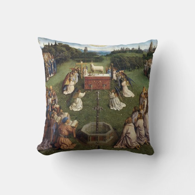 Gent Altarbit (detalj), Van Eyck Brothers Kudde (Framsida)
