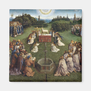 Gent Altarbit (detalj), Van Eyck Brothers Magnet