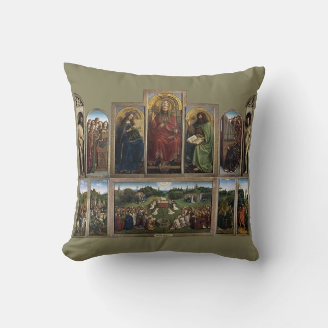 Gent Altarpart, Van Eyck Brothers Kudde (Framsida)