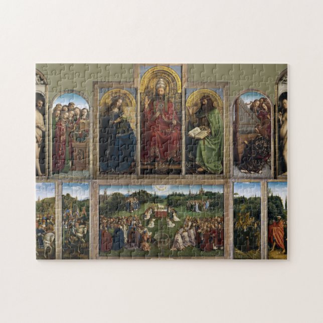Gent Altarpart, Van Eyck Brothers Pussel (Horisontell)