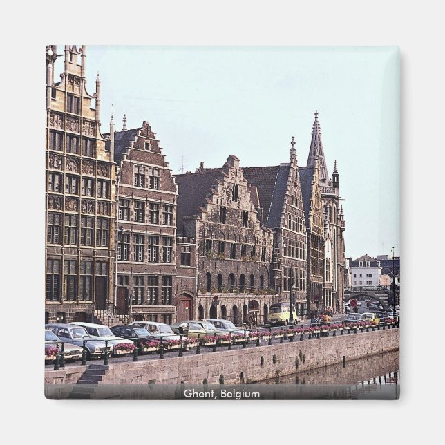 Gent, Belgien Magnet (Framsidan)