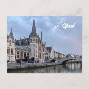 Gent, Belgien. vykort
