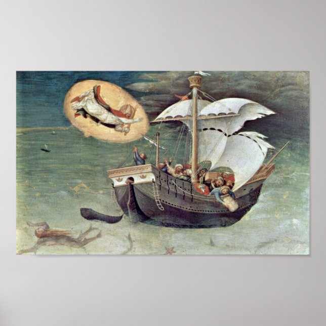 Gentile da Fabriano - Rädding av sjömännen Poster (Framsidan)