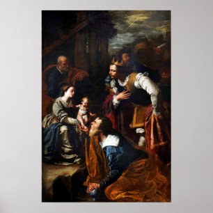 Gentileschi - Adoration of the Magi Poster