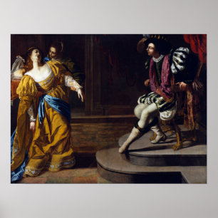 Gentileschi - Esther before Ahasuerus 1635 Poster