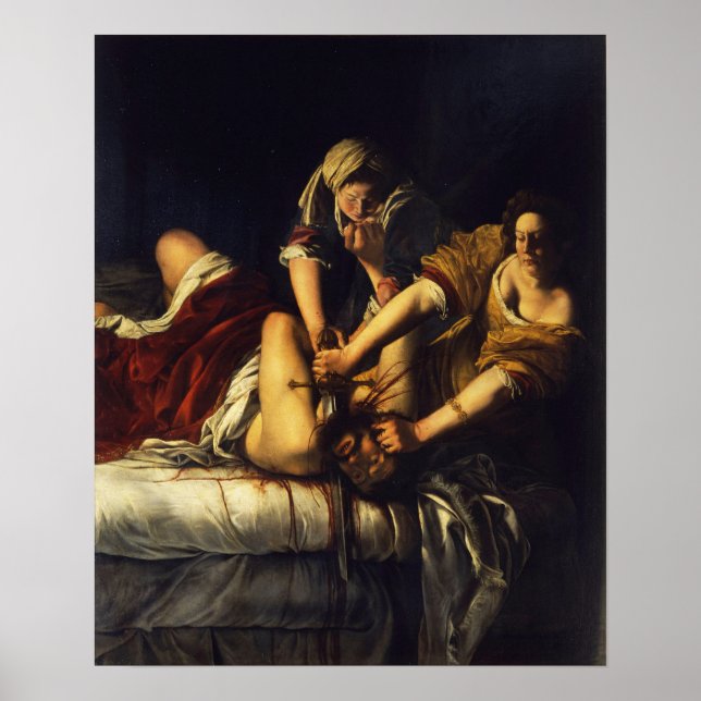 Gentileschi - Giuditta Decapita Oloferne Poster (Framsidan)