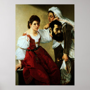 Gentileschi - Judith, Maidservant med huvud Poster