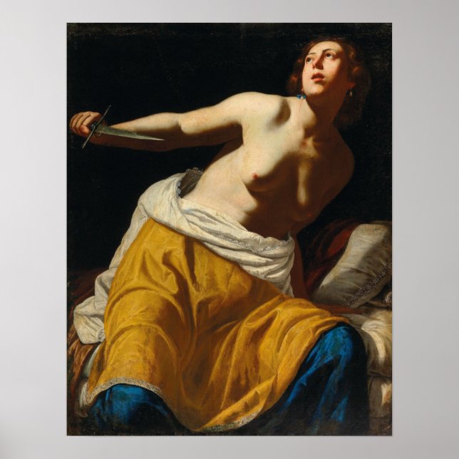 Gentileschi - Lucretia Poster (Framsidan)