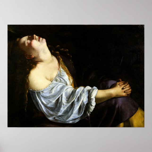 Gentileschi - Mary Magdalene Poster (Framsidan)