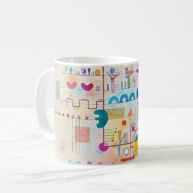 Gentle accent, Wassily Kandinsky Kaffemugg (Framsida vänster)