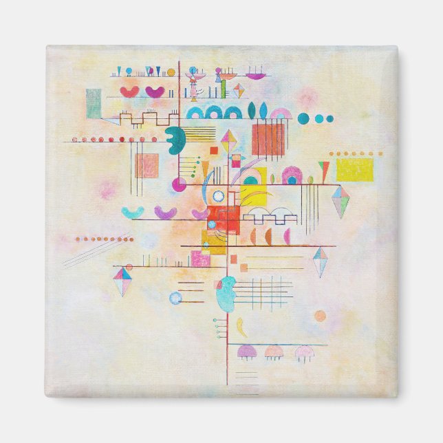 Gentle accent, Wassily Kandinsky Magnet (Framsidan)