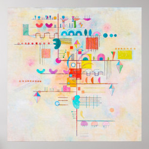 Gentle accent, Wassily Kandinsky Poster