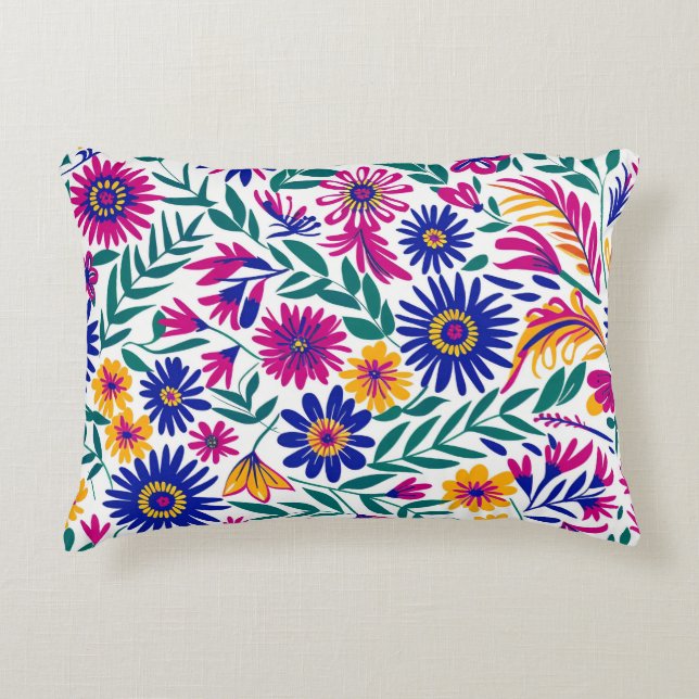 Gentle Bloom Aesthetic Accent Pillow Prydnadskudde (Framsidan)