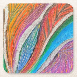 Gentle Bloom Underlägg - Texturerat Blommönster