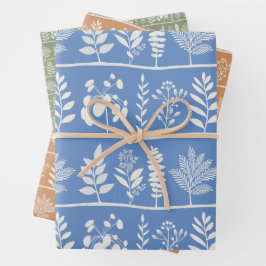 Gentle Botanic Rhythm XL blue orange green florals