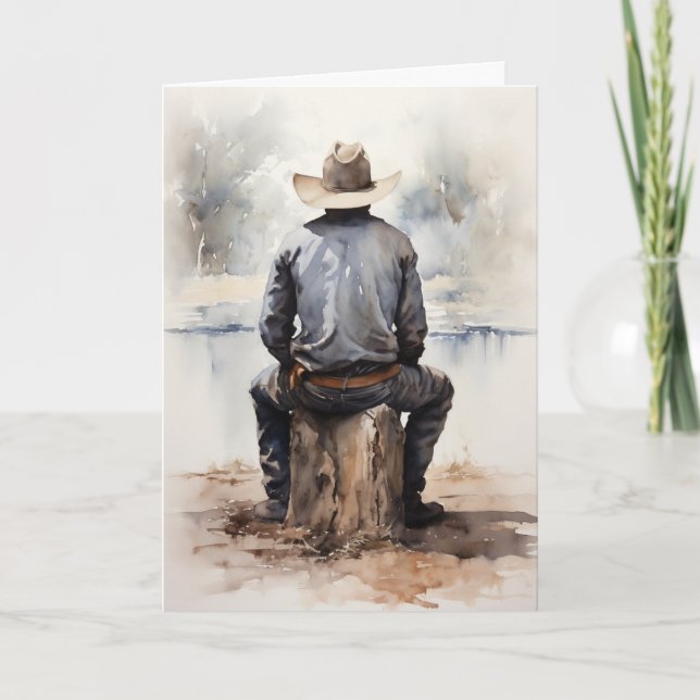 "Gentle Breezes" Western sympati Kort (Framsida)