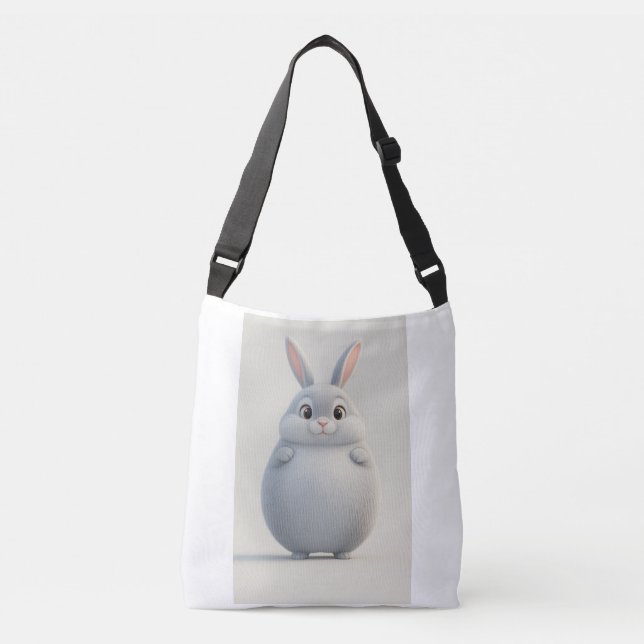 Gentle Bunny Tote Bag Axelväska (Framsida)