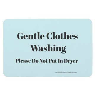 Gentle Clothes Tvättar - w/site adress Magnet