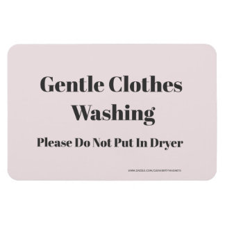Gentle Clothes Tvättar - w/site adress Magnet