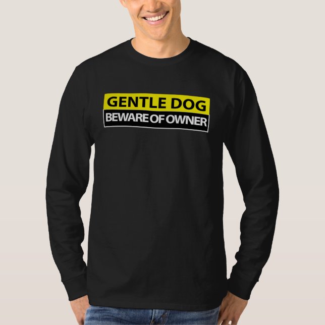 GENTLE DOG Dad Joke T Shirt (Framsida)